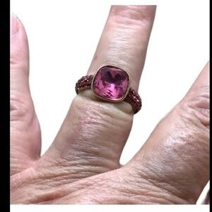 NWOT Heidi Daus Swarovski crystal ring size 8